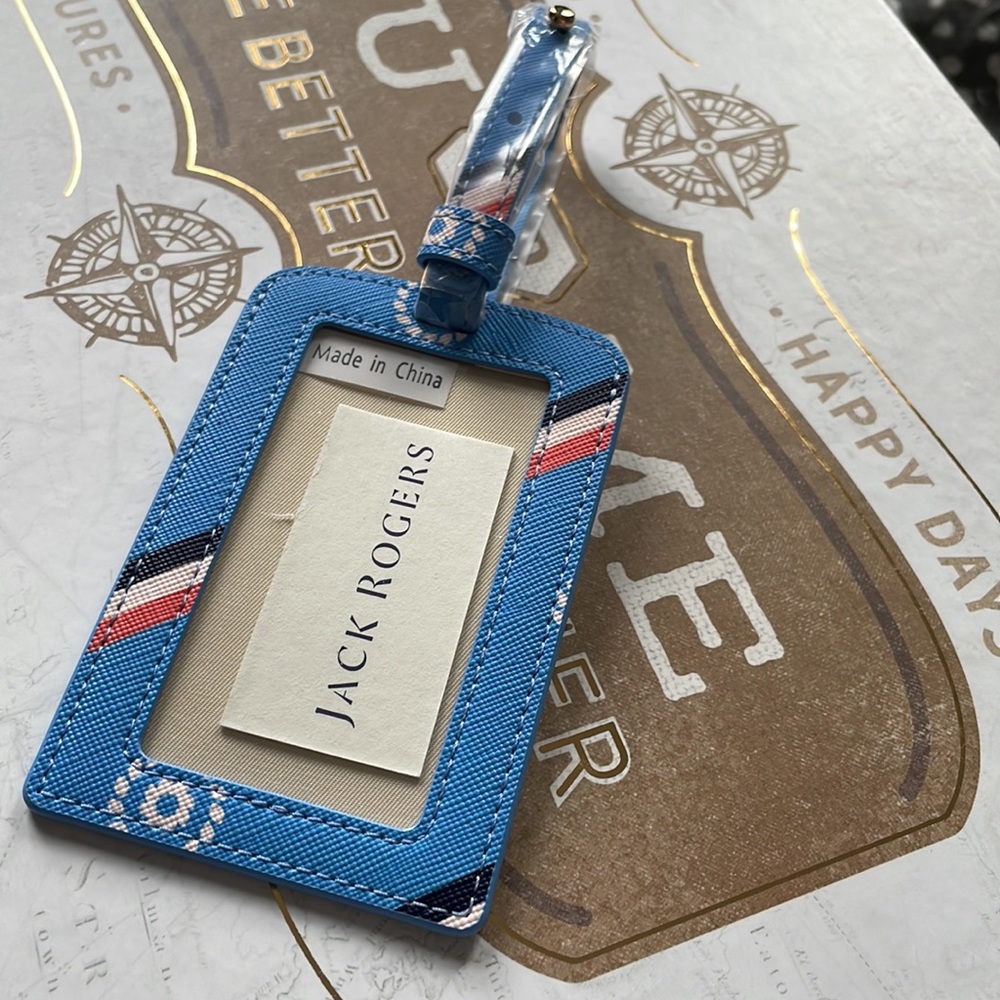Jack Rogers luggage tag